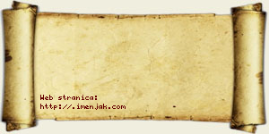 Anđela Aleksić vizit kartica